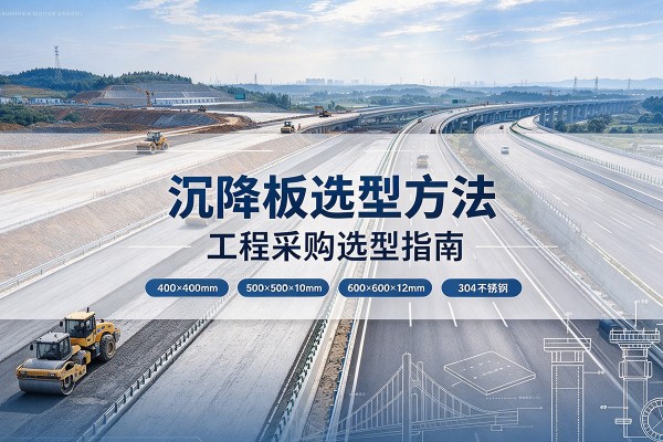 麻江沉降板选择方法