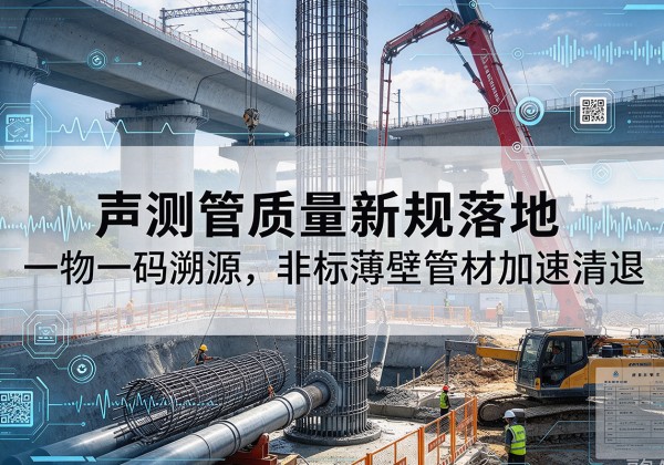 麻江声测管质量新规落地，一物一码溯源，非标薄壁管材加速清退